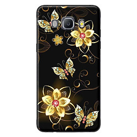 Ốp lưng dành cho Samsung Galaxy J7 (2016) mẫu Hoa bướm vàng