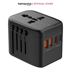 Mua  Sạc Nhanh PD20W QC18W  Ổ Cắm Điện Du Lịch Quốc Tế Đa Năng Tamayoko Công Suất 2000W Cổng USB-C USB