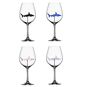 Home The Original Shark Red Wine Glass Wine BottleCrystal For Party Flutes Glass