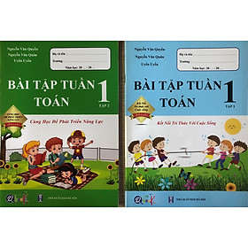 Hai Cuốn Bài Tập Tuần Toán 1 tập 1 và Tập 2