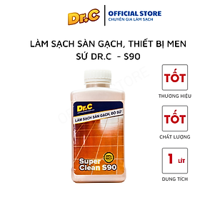 Làm sạch sàn gạch, thiết bị men sứ Dr.C CHÍNH HÃNG