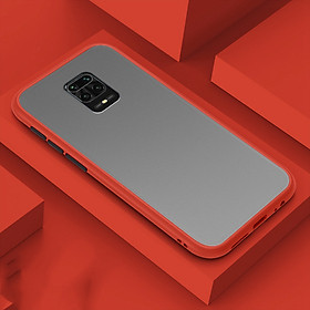 Ốp lưng cho Xiaomi Redmi Note 9S - Redmi Note 9 Pro trong nhám viền màu