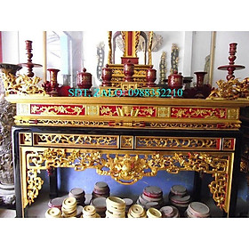 Mua án gian thờ sơn son thiếp vàng gỗ mít