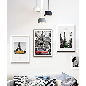 Tranh bộ Tháp Eiffel- Bộ 3 khung 50*70