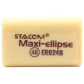 Bộ 6 Gôm Trung 4B Stacom ER024B - Vàng Nhạt