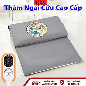 Thảm Ngải Cứu GDV, Đệm Sưởi Điện Ngải Cứu Đông Y Thảo Dược, Hỗ Trợ Giảm Đau Mỏi Vai Gáy - Hàng Chính Hãng