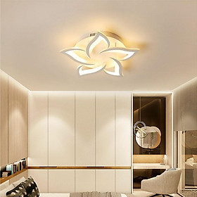 Đèn trần Acrylic cánh hoa trang trí nội thất hiện đại sang trọng