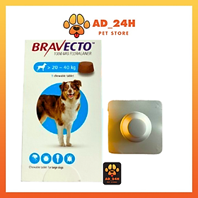 BRAVECTO diệt ghẻ, ve rận, bọ chét chó