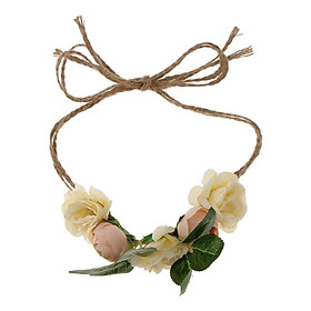 Beach Headband Flower Hair Wreaths Wedding Headwear Headpiece