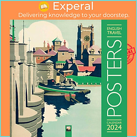 Sách - English Travel Posters Wall Calendar 2024 (Art Calendar) by Unknown (US edition, paperback)