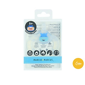 Bàn chải đánh răng kiêm gặm nướu silicon cho bé từ 6 tháng Marcus & Marcus – Lucas