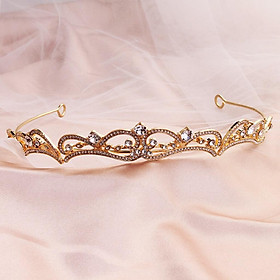 Bride Crown Hair Band Tiara Crystal Headband Party Charms Headwear