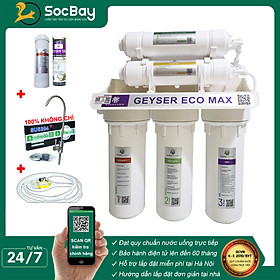 Mua Máy lọc nước UF + Nano Geyser ECO MAX 6 cấp không dùng điện - Hàng Chính Hãng