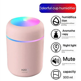 Mini Siêu Âm Thanh Máy Tạo Độ Ẩm Không Khí Mềm Mại USB Máy Khuếch Tán Tinh Dầu Nhà Hơi Xe Máy Lọc