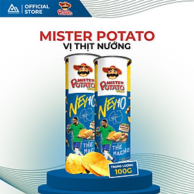 Snack khoai tây chiên vị Nướng Mister Potato bimbim có hình Neymar 100g An