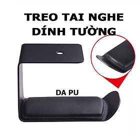 Mua Giá Treo Tai Nghe Headphone Để Bàn  Dán Dính Tường Bằng Keo 3M Siêu Chắc Chắn  Bọc Da Cao Cấp - Hàng Nhập Khẩu