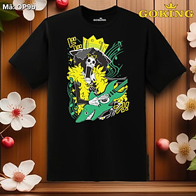 21 mẫu áo thun One Piece (phần 3/3) siêu ngầu. Áo phông anime Đảo Hải Tặc cho nam nữ trẻ em. Luffy Zoro Chopper Sanji… - OP9b-Đen - 2XL