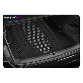 Thảm lót cốp xe ô tô Audi A3 2021+ nhãn hiệu Macsim 3W chất liệu TPE cao cấp màu đen