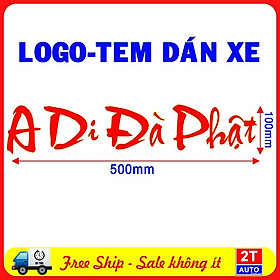 LOGO TEM DÁN STICKER A DI ĐÀ PHẬT