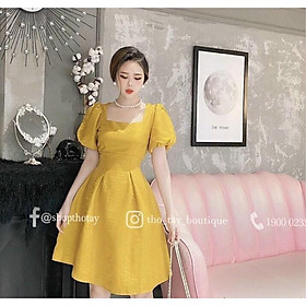 ĐẦM UMI DÁNG XÒE TAY NGẮN HIỆN ĐẠI NHẤT 2021 KHÁNH AN STORE