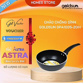 Mua Chảo Chống Dính Đáy Từ Lòng Sâu GOLDSUN GPA1005-20IH Đường Kính Đáy 20 Cm Công Nghệ Chống Dính Mỹ Không Kén Bếp - Hàng Chính Hãng