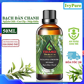 Tinh Dầu Xông Phòng Nguyên Chất TIDAMO 50ML, Tự Chọn Mùi | Có Kiểm Định Chất Lượng | Sử Dụng Với Máy Xông Tinh Dầu Giúp Thơm Phòng, Khử Khuẩn, Tốt Cho Sức Khỏe và Làm Đẹp