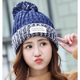 Mũ Len Nữ Nón Len Nữ slightly thời trang Hàn Quốc - DONA21012102