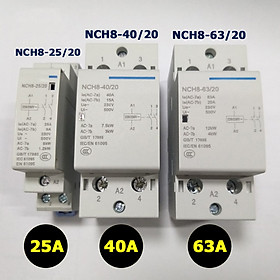 Mua Khởi động từ 1 pha  NCH8-25/20 NCH8-40/20 NCH8-63/20 25A 40A 63A 220V