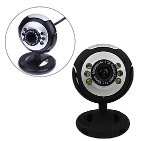 USB 2.0 Webcam HD for PC Video Live Streaming Conference Plug and Play