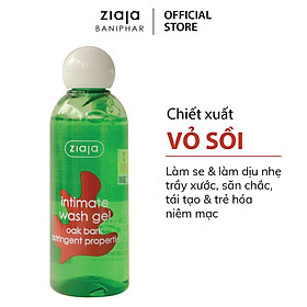 Dung dịch vệ sinh phụ nữ Intima Vỏ Sồi 200 ml