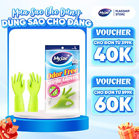 Mua (Chọn Size) Găng tay Nitrile Không Mùi MyJae Rửa Chén  Bát  Dọn Dẹp Nhà Cửa