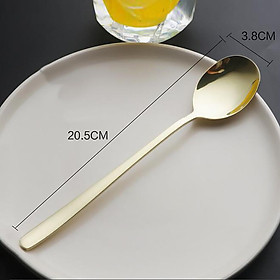 Stainless Steel Long Handle Table Dinner Soup Spoon Tableware