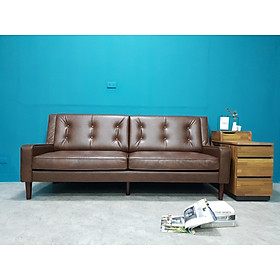 Sofa băng Juno sofa màu nâu, đen 200 x 80 x 90 cm