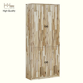 Mua HAPPY FURNITURE   Gỗ tự nhiên   Kệ sách 4 cánh mở - YANNA   KSA_061   80cm x 30cm x 180cm