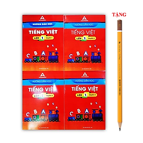 Sách - Combo 4 cuốn Hướng dẫn học tiếng việt lớp 1