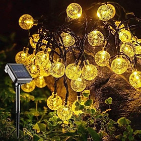 Mua Dây Đèn Chống Nước Cherry Giọt Nước Năng Lượng Mặt Trời 7.5 M