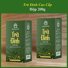 Hình ảnh Trà Đinh Thái Nguyên Cao Cấp Hộp 200g Trà Xanh Tâm Thái Trà Đinh Tân Cương Thái Nguyên Cao Cấp Hộp 200g