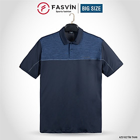 Áo Polo nam BIGSIZE FASVIN A25162.HN chất vải thun thể thao cao cấp phom dáng đẹp