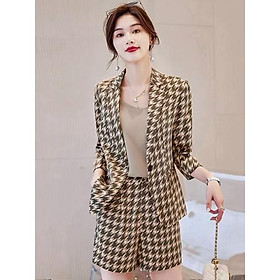 HÀNG NHẬP - SÉT BỘ VEST HỌA TIẾT ZIC ZAC 3 MÓN CAO CẤP
