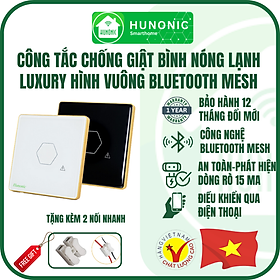 Mua  Chống Giật   Công nghệ Wifi  Công Tắc Chống Giật Bình Nóng Lạnh Thông Minh  Luxury Hình Vuông