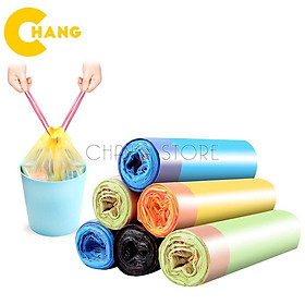 Mua Combo 10 Cuộn Túi Đựng Rác Có Dây Rút Tiện Lợi