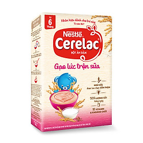 Bột Ăn Dặm Nestlé Cerelac - Gạo Lức Trộn Sữa (200g)