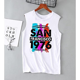 áo tank top TTN34, đủ 7 size từ S đến 4XL, áo ba lỗ cotton đẹp, form slimfit- Thời Trang Waoo