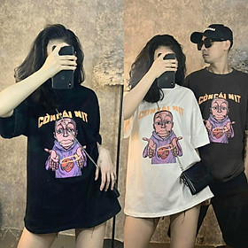 Áo thun nam nữ unisex in chữ CÒN CÁI NỊT độc lạ cho tuổi teen thích hợp đi chơi mặc nhà