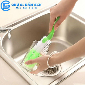 Mua Cọ rữa bình sữa rữa ly CÁN DÀI bàn chải cứng dễ dàng vệ sinh bình giữ nhiệt