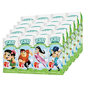 Thùng Sữa Kun Có Đường (48 Hộp x 180ml)