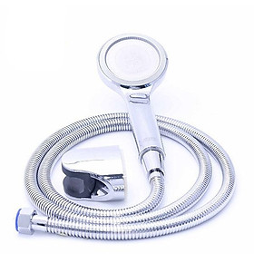 Bộ tay dây sen siêu tăng áp Eurolife EL-105SH (Trắng bạc)
