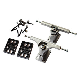 1 paar Skateboard Trucks 6.25  Aluminum  for Longboard Deck
