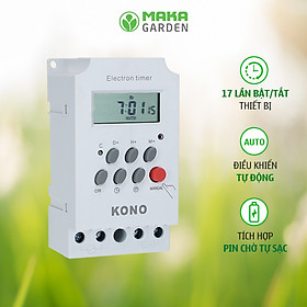 Công Tắc Hẹn Giờ KONO ETG-65A - Đặt Lịch Hẹn Bật Tắt Tự Động Lên Đến 20 Chu Kỳ