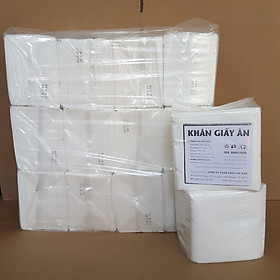 Combo (12 gói) khăn giấy ăn vuông nhỏ 2 lớp 100 tờ/ gói NK24 , 12x12cm